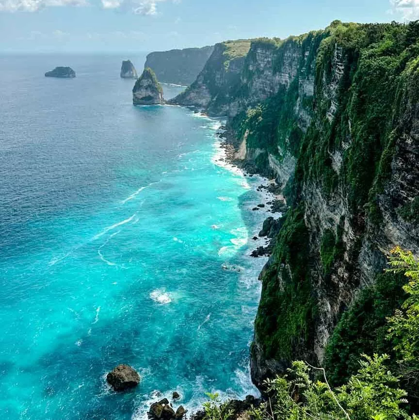 indonesien nusa penida manta point von oben indonesien nusa penida manta point von oben