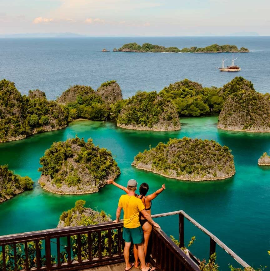 indonesien piaynemo bei raja ampat