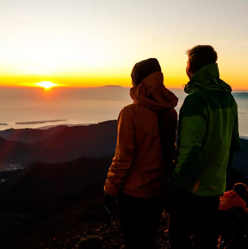 indonesien rinjani gipfel sonnenaufgang indonesien Rinjani gipfel sonnenaufgang