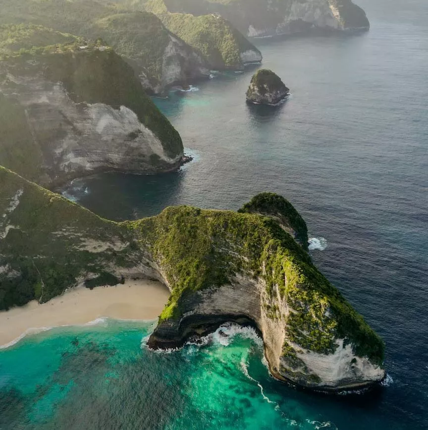 Kelingking Beach Nusa Penida Bali Drohne