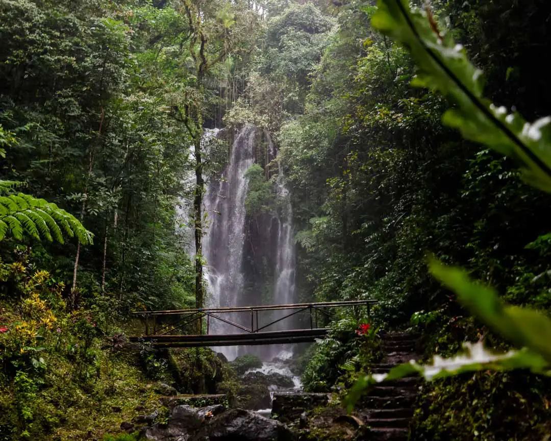Labuhan Kebo Wasserfall Munduk Wasserfall Wanderung