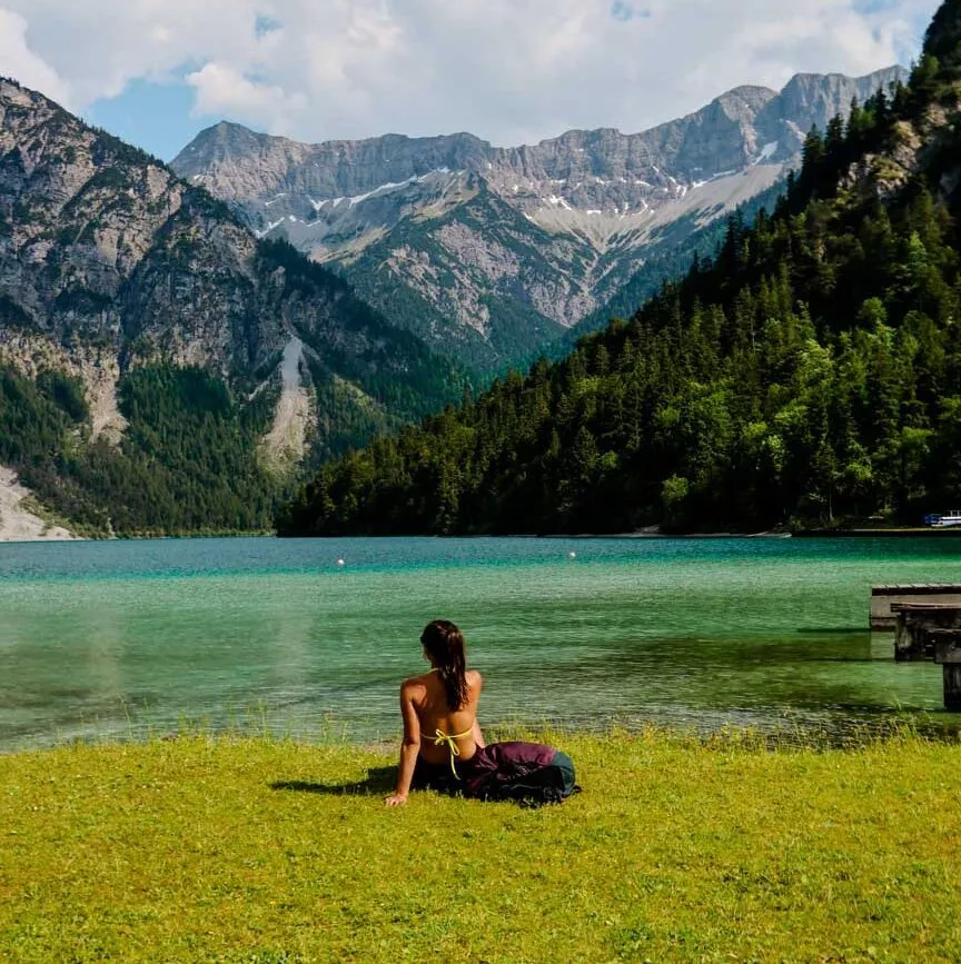 Liegewiese beim Plansee