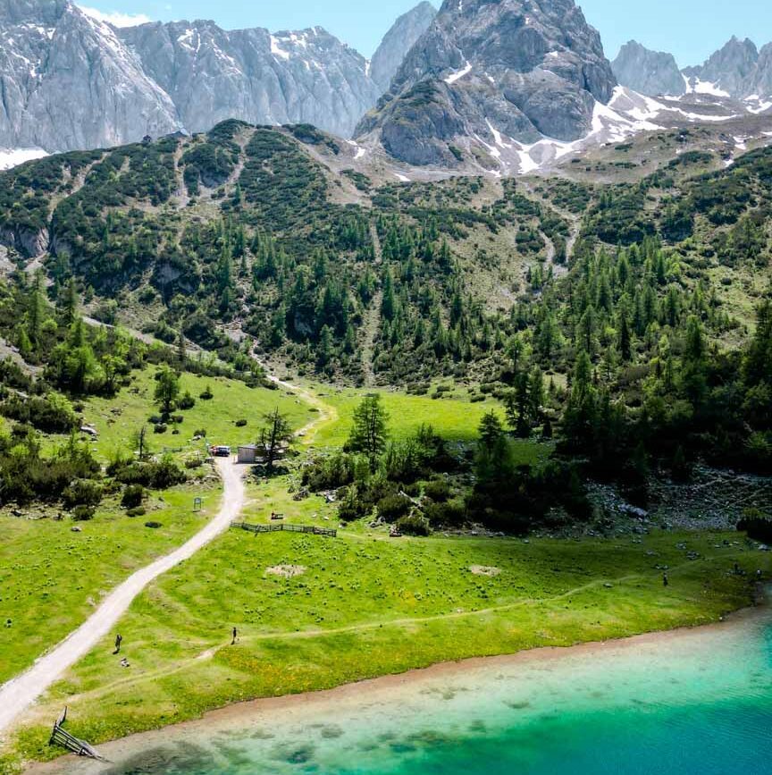 seebensee liegewiese und ufer