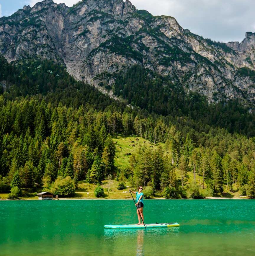 sup heiterwanger see tirol