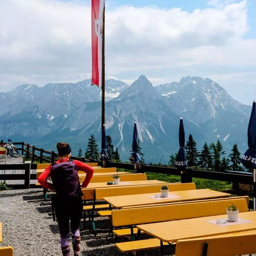 Ausblick bei der Gamsalm