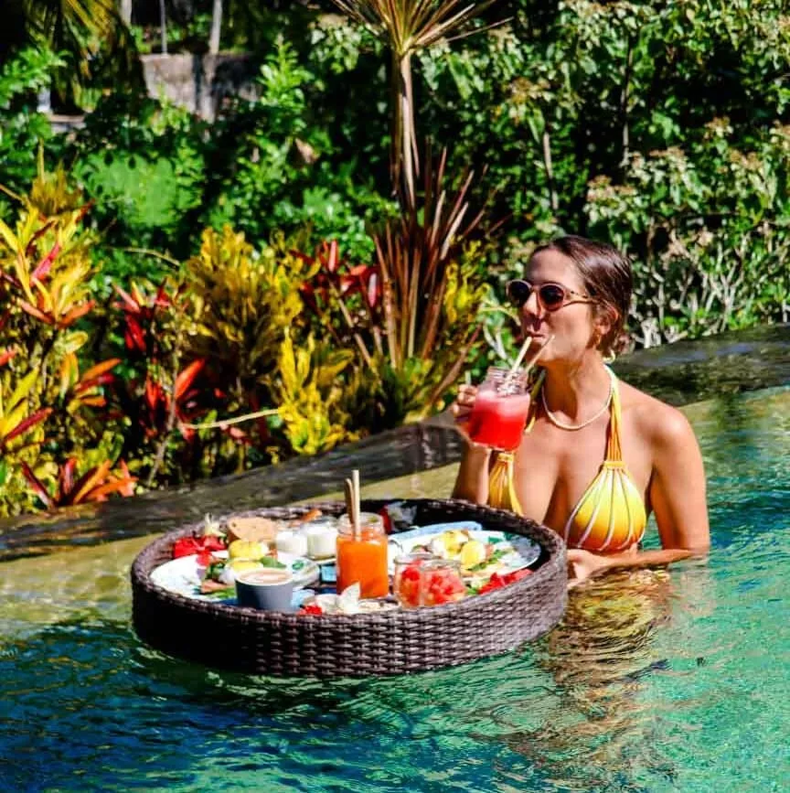 ubud bali calma ubud suite floating breakfast ubud bali calma ubud suite floating breakfast