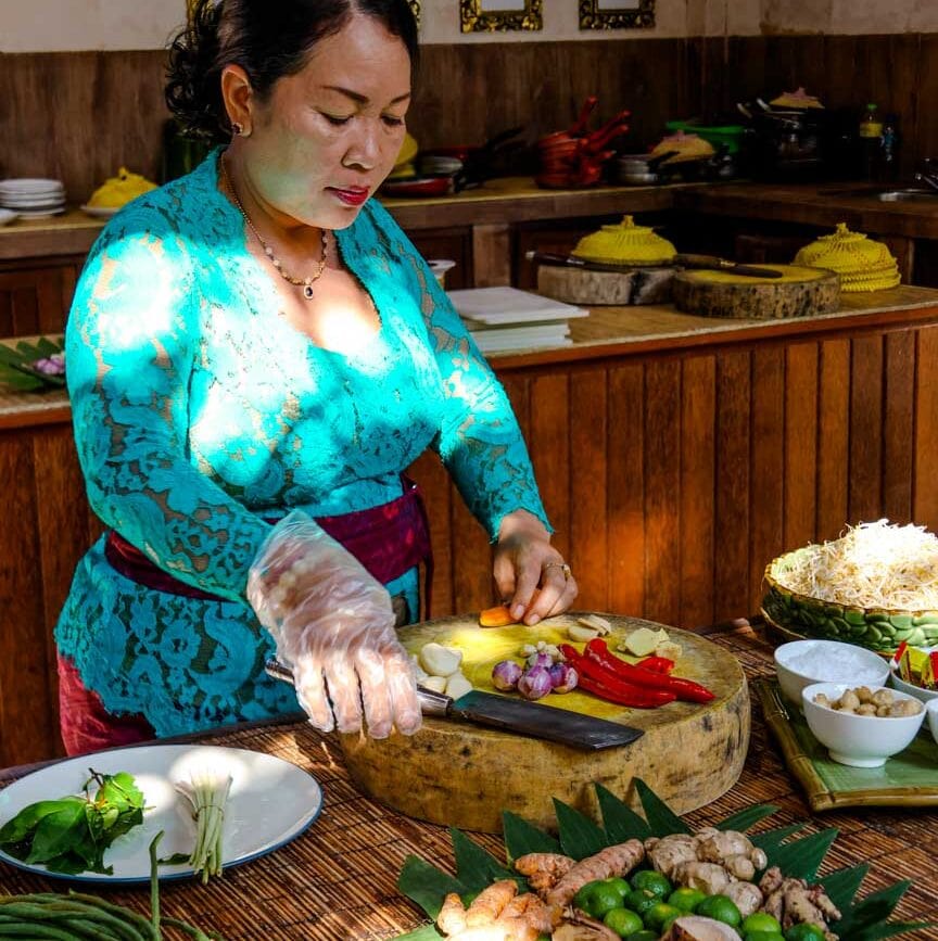 Ubud Bali Kochkurs Chefin