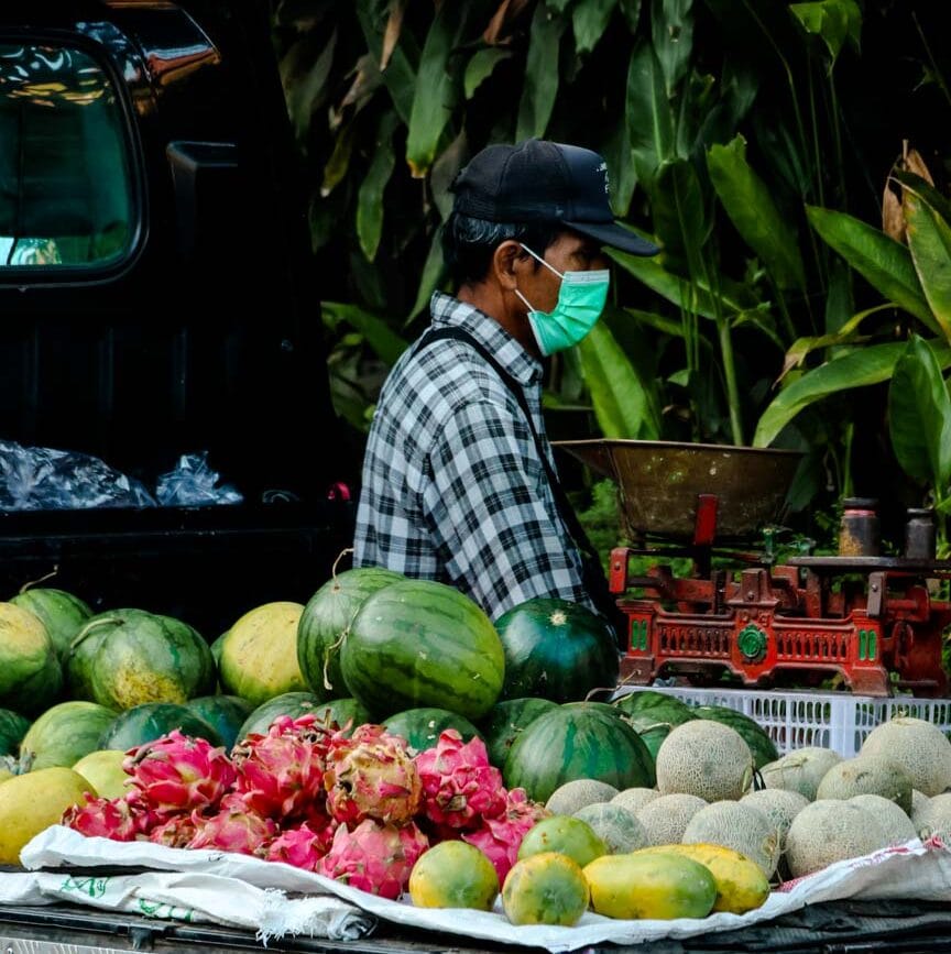 Ubud Bali Obststand