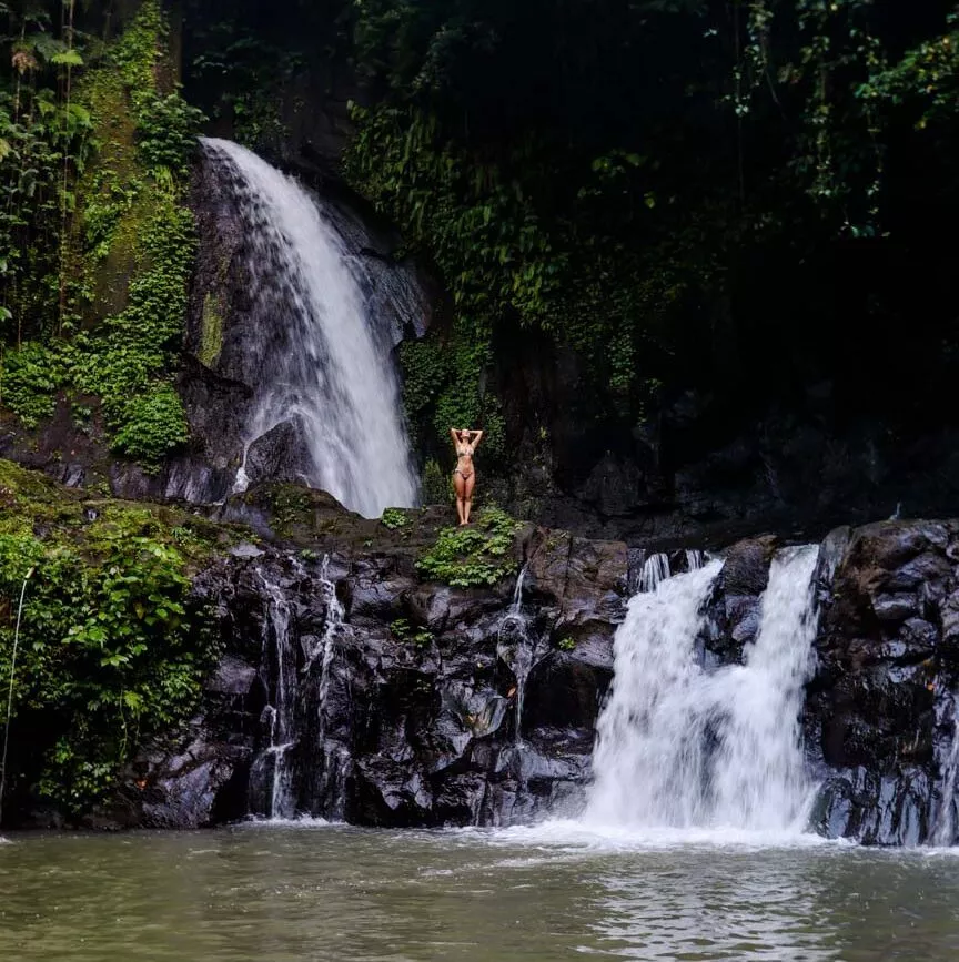 ubud bali taman sari wasserfall 2 ubud bali taman sari wasserfall 2