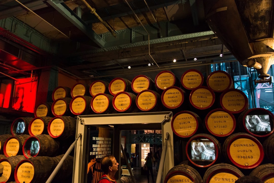 guinness storehouse bierfaesser