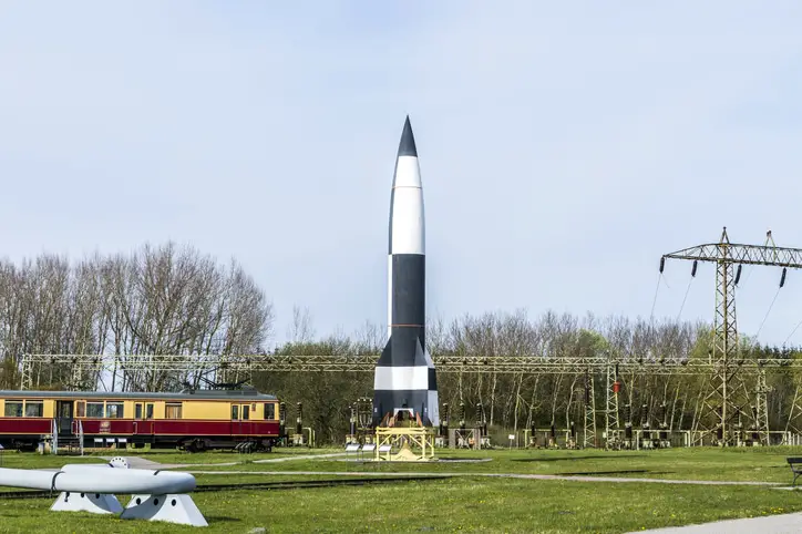 historische V2 Rakete Peenemünde
