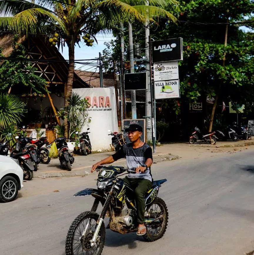 indonesien lombok kuta zentrum