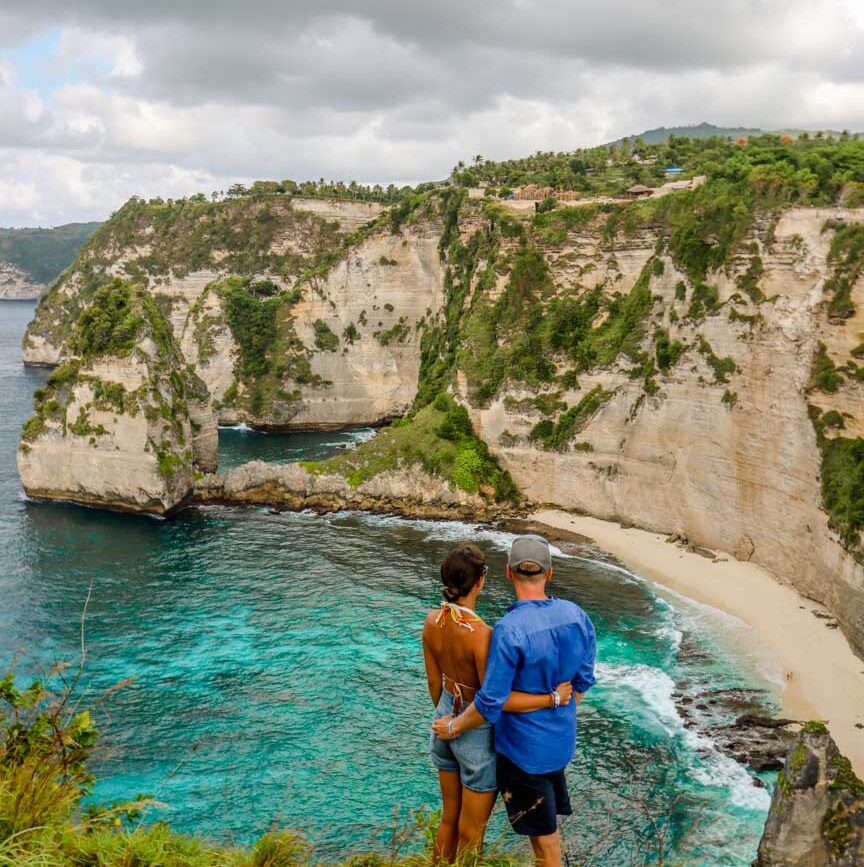 Nusa Penida Bali Diamond Beach Ausblick