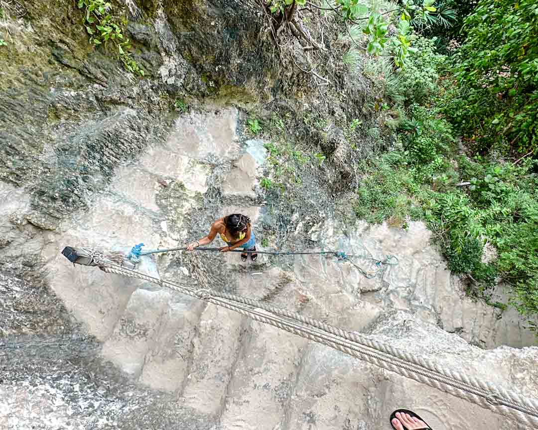 nusa penida bali diamond beach weg zum strand