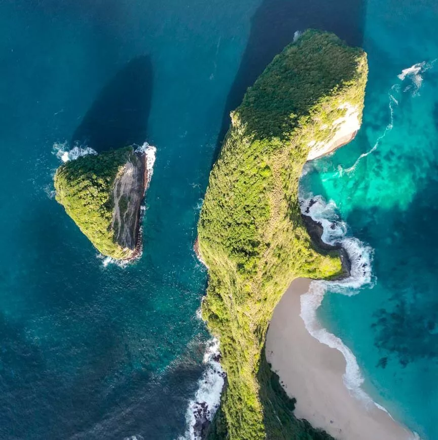 nusa penida bali drohnenaufnahme