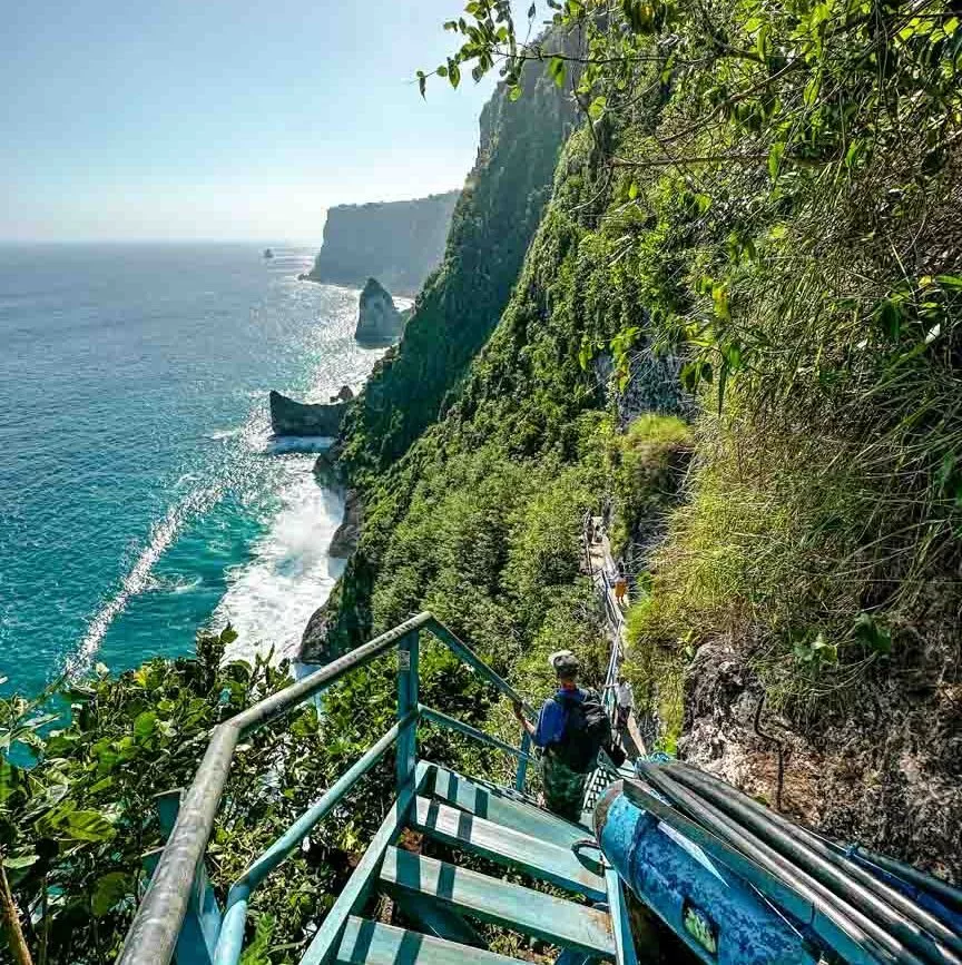 nusa penida bali guyangan wasserfall treppe Nusa Penida Bali Guyangan Wasserfall Treppe