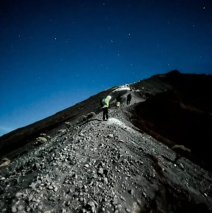 Rinjani Trekking Lombok Aufstieg zum Sonnenaufgang