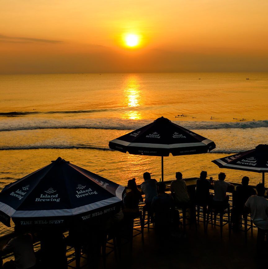 Suluban Beach Sonnenuntergang Uluwatu Bali