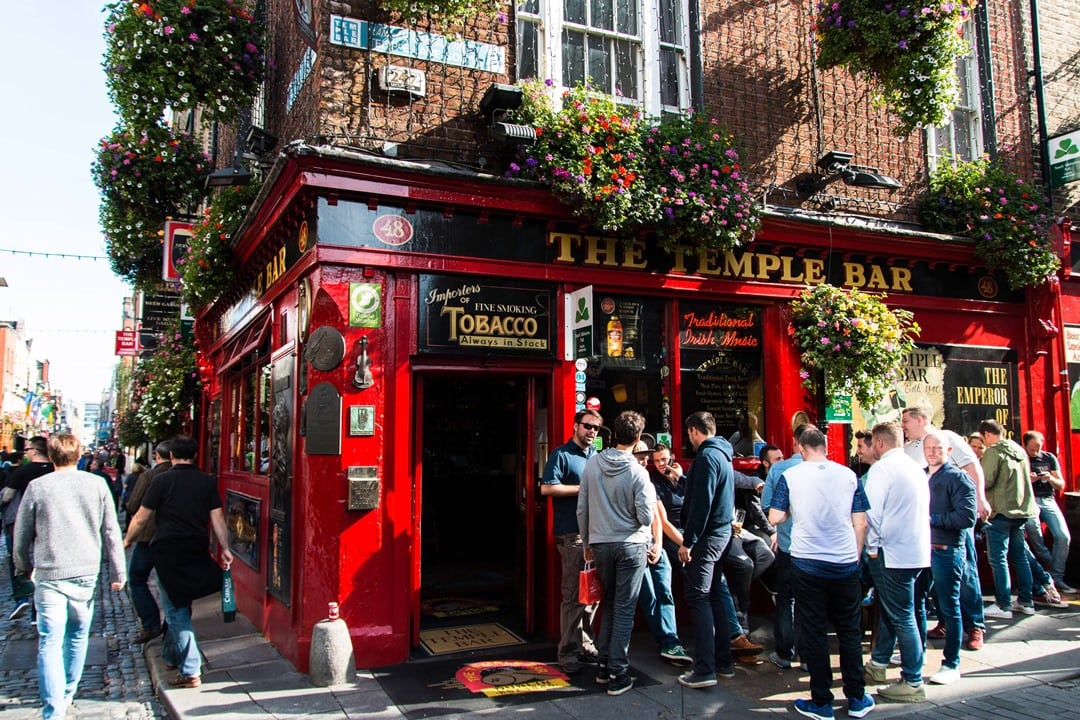 temple bar abendstimmung
