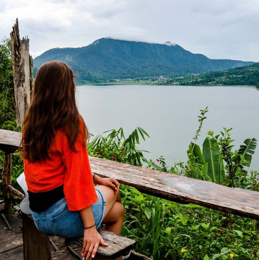Twin Lake Viewpoint Munduk Bali