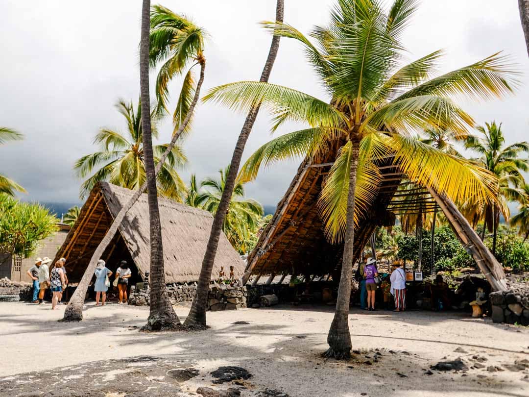 Hawaii Big Island Altes Kiʻilae Dorf