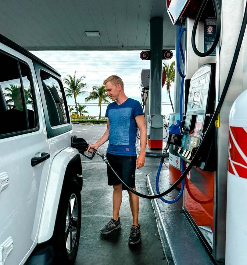 Hawaii Big Island Tanken