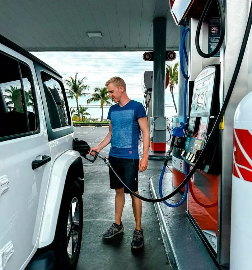 Hawaii Big Island Tanken