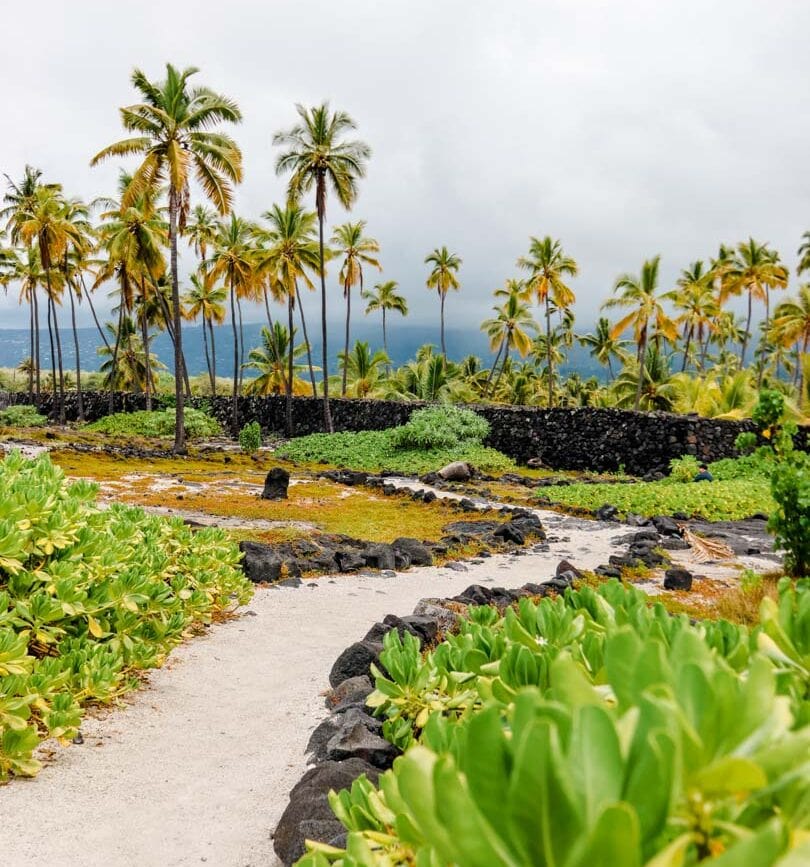 Hawaii Big Island Wanderweg National Historical Park