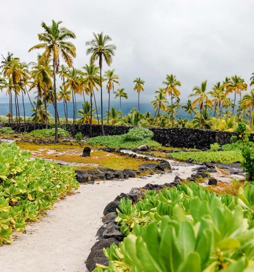 Hawaii Big Island Wanderweg National Historical Park
