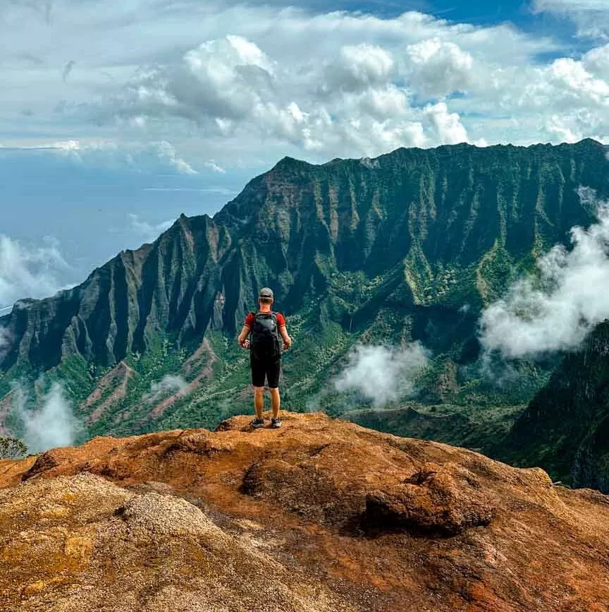 Kauai Hawaii Ausblick Napali Küste