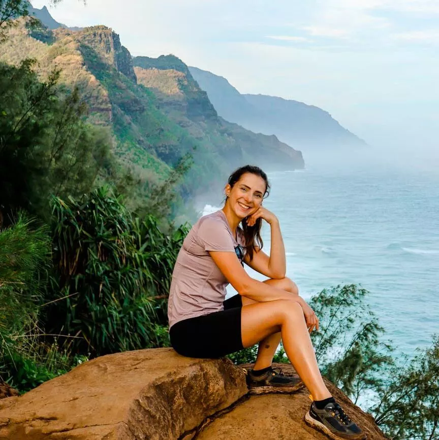 Kauai Hawaii Hanakāpīʻai Falls Wanderung