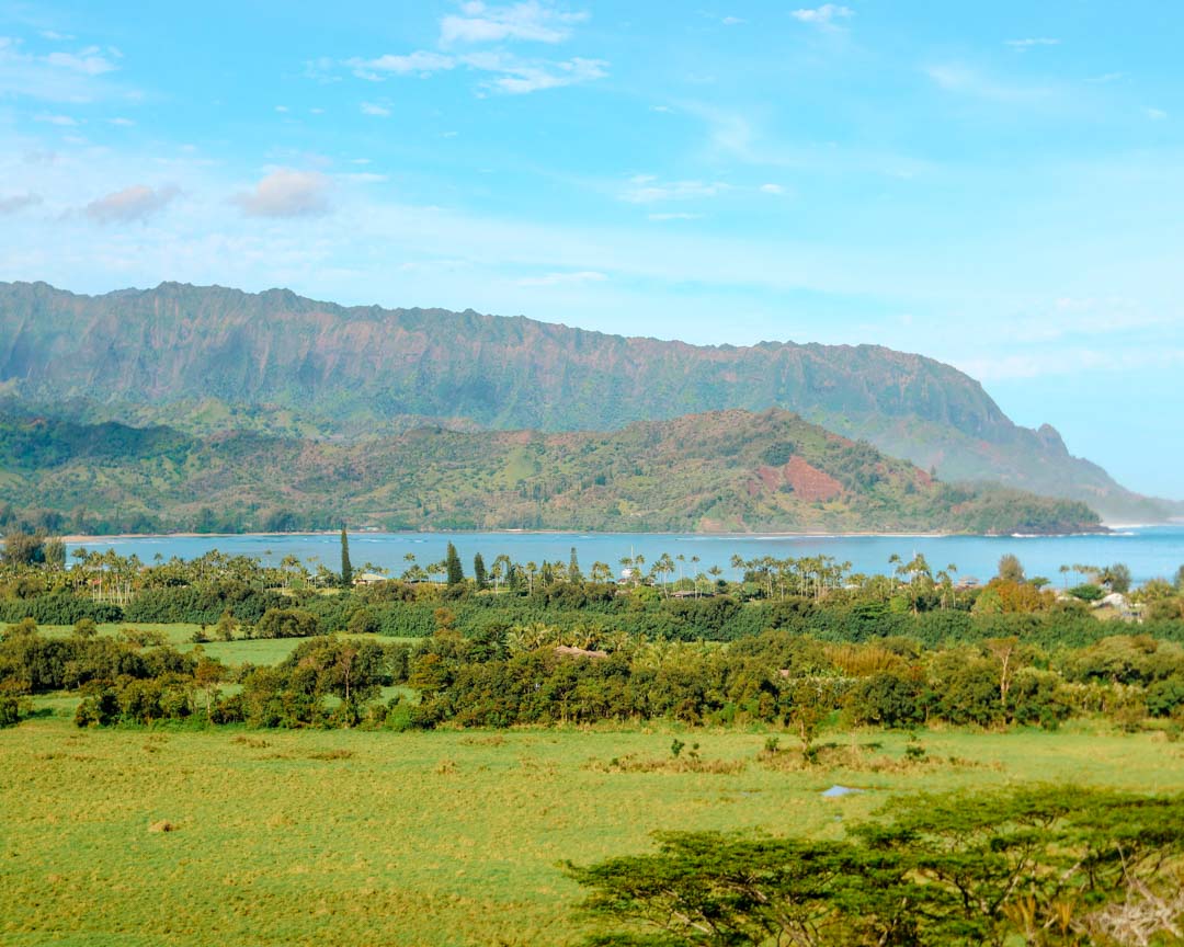 Kauai Hawaii Hanalei Bay Lookout