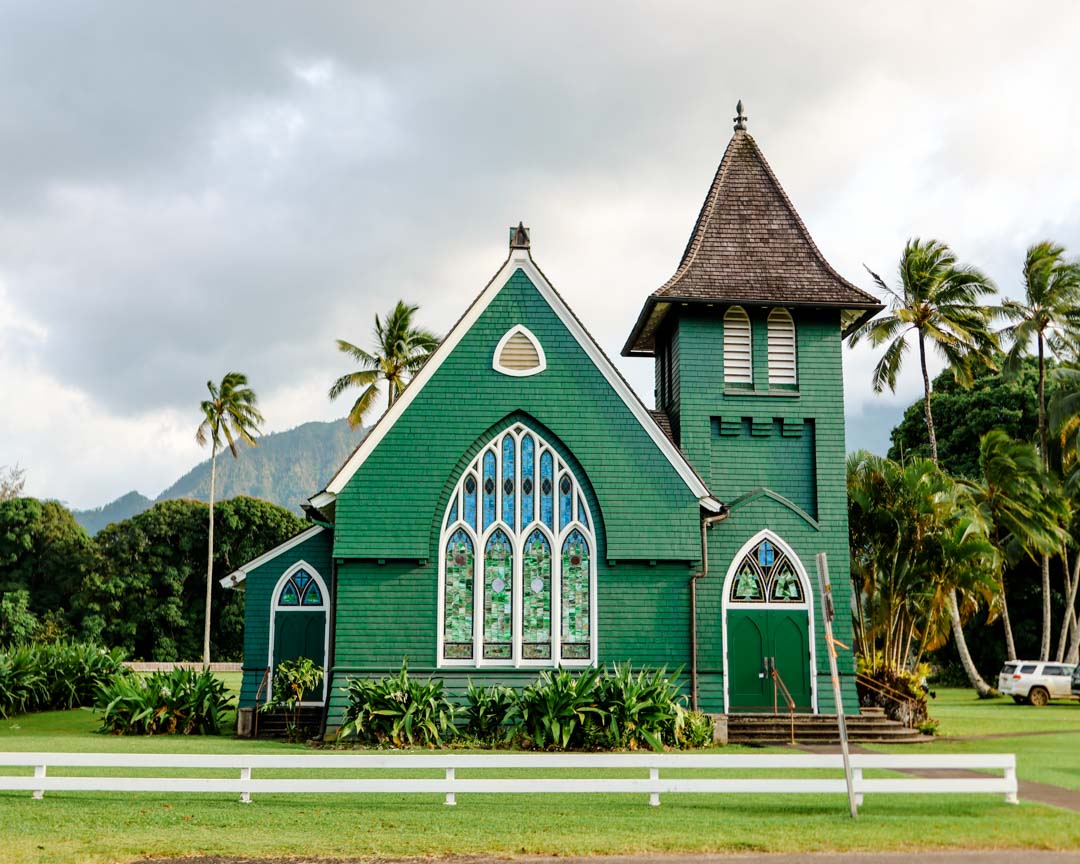 Kauai Hawaii Kirche Hanalei