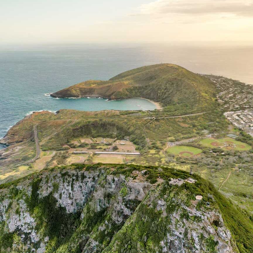 Oahu Hawaii Aussicht Koko Crater Trail
