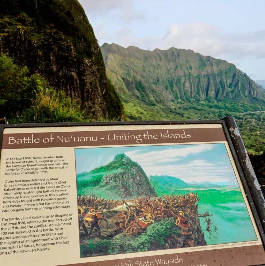 oahu hawaii aussicht pali lookout 2