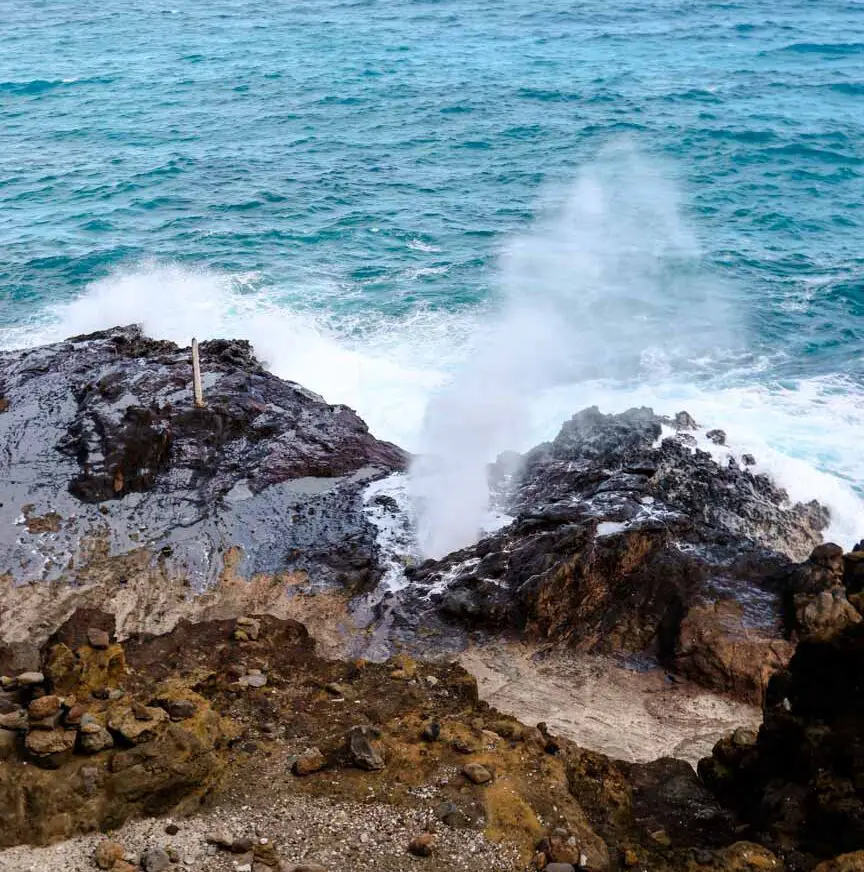 Oahu Hawaii Blow Hole