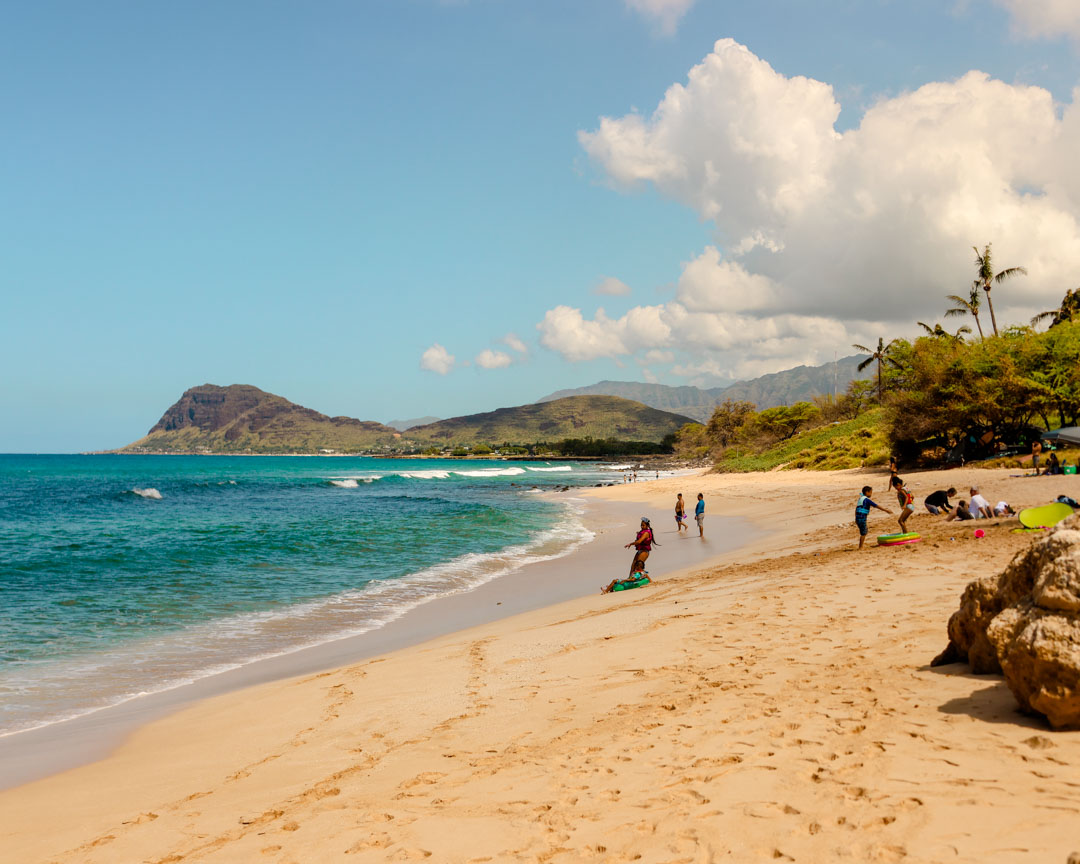 oahu hawaii hawaiian electric beach park
