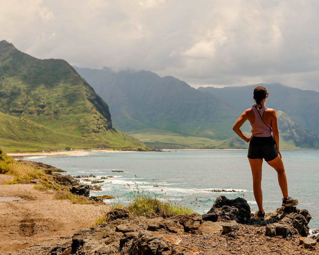 oahu hawaii kaena point pillbox trail 2