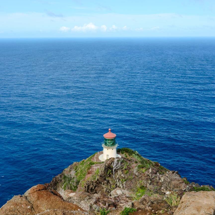 Oahu Hawaii Makapu’u Point Leuchtturm