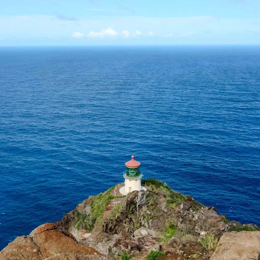 oahu hawaii makapuu point leuchtturm