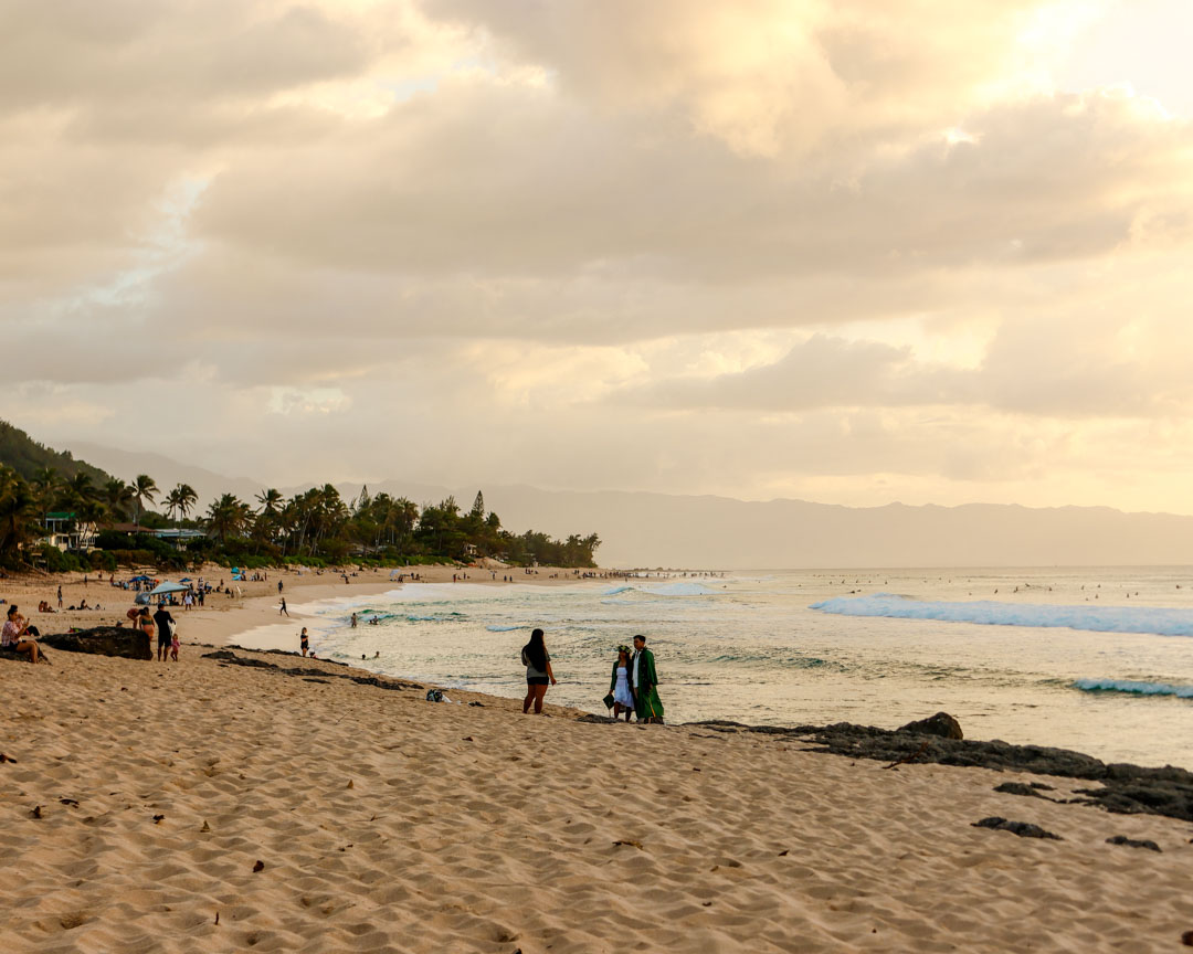oahu hawaii sunset beach 2