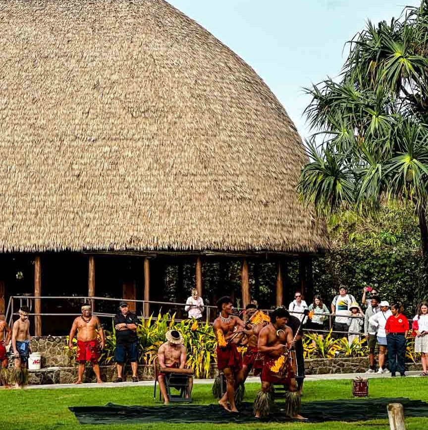 Oahu Hawaii Vorführung Polynesian Culture Center