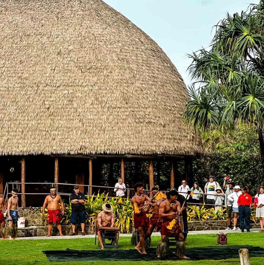 oahu hawaii vorfuehrung polynesian culture center 2