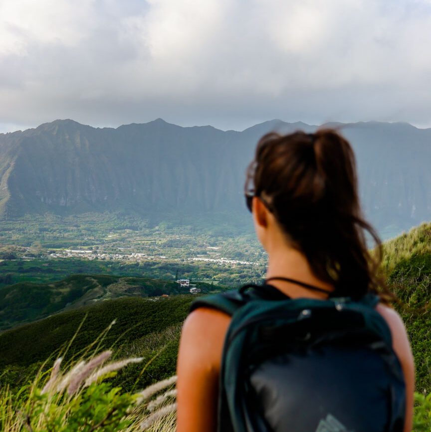 Oahu Hawaii Wanderung zur Lanikai Pillbox