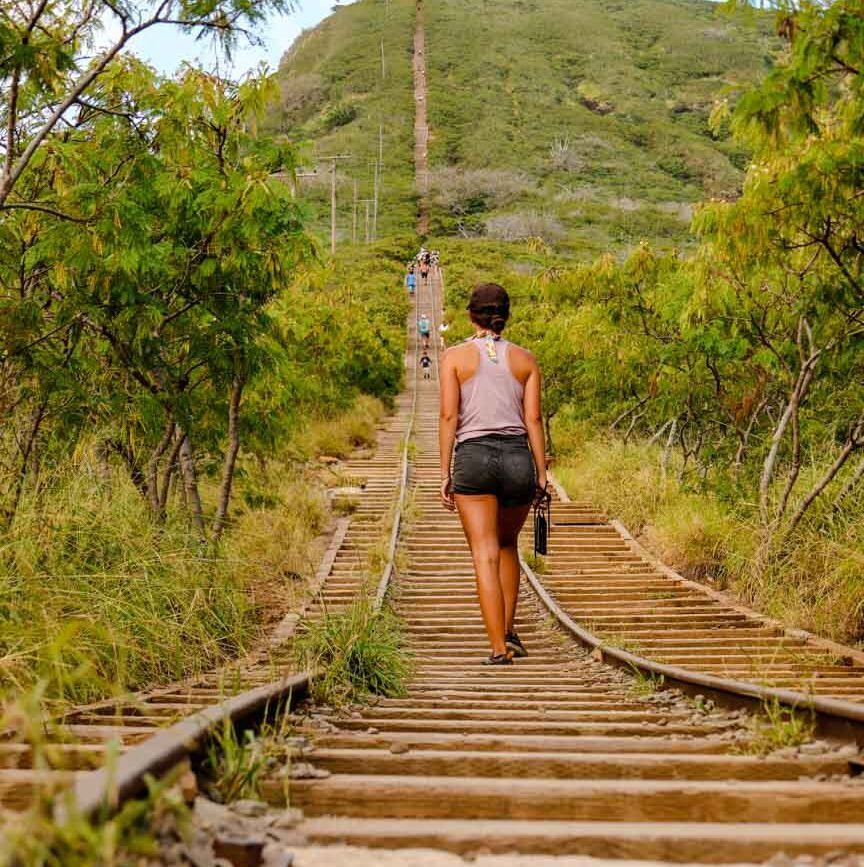 Oahu Hawaii Weg Koko Crater Trail