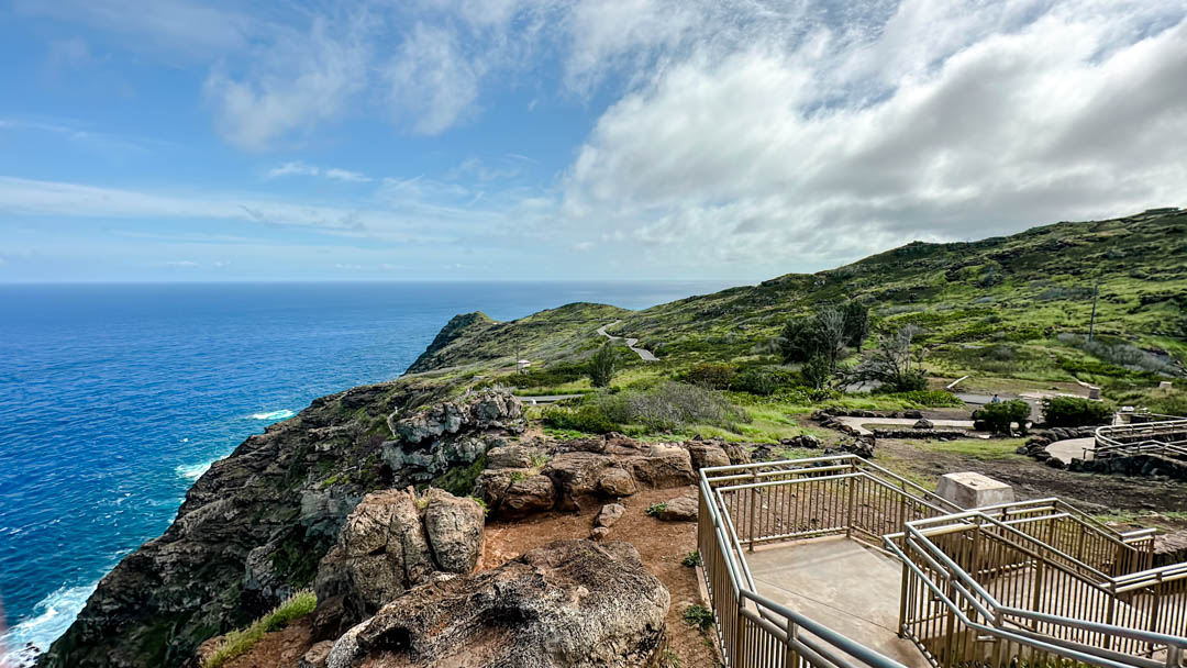 oahu hawaii weg makapuu point leuchtturm