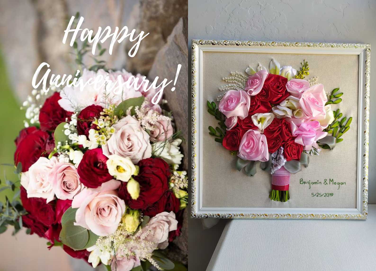 Geschenke Ehefrau Hochzeitsblumen