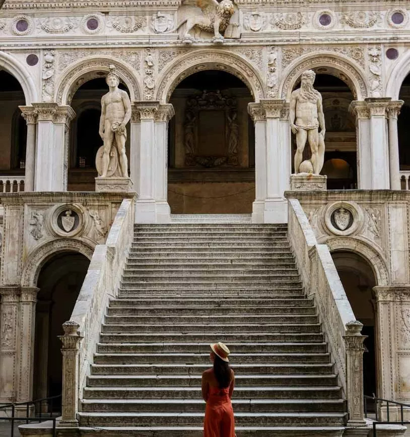 venedig dogenpalast scala dei giganti