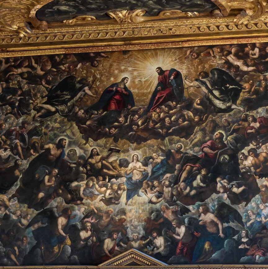 Venedig Dogenpalast Tintorettos berühmtes „Paradiso“