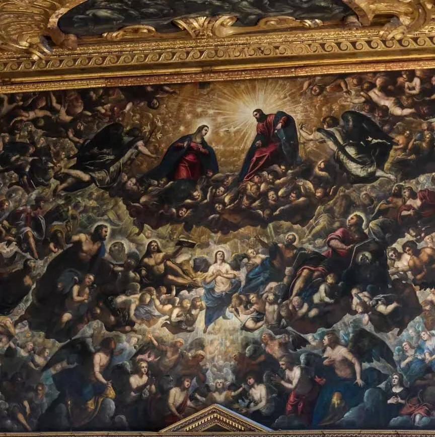 venedig dogenpalast tintorettos beruehmtes paradiso